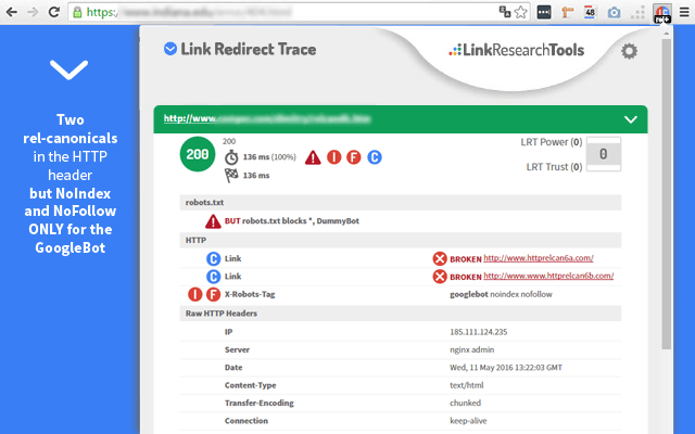 Link Redirect Trace截图5