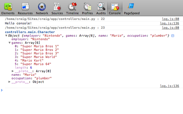 Chrome Logger截图2