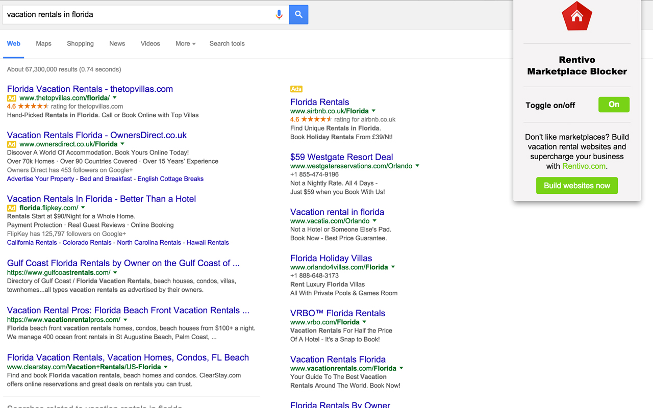 Rentivo Marketplace Filter截图1