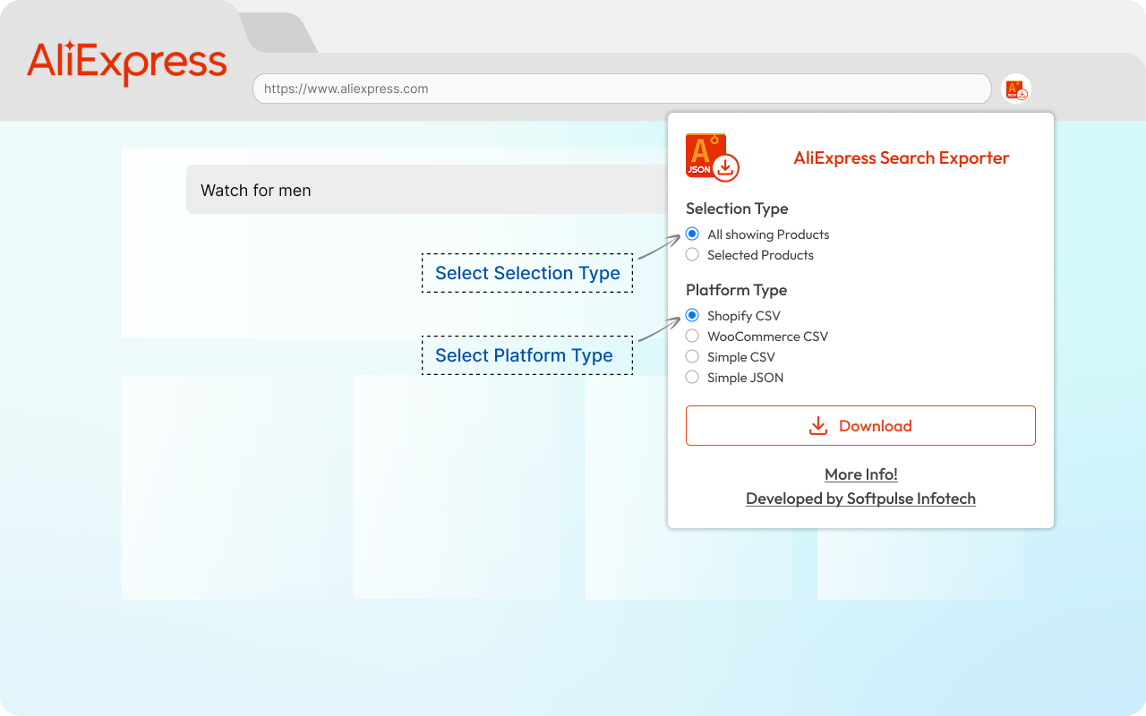 AliExpress Search Exporter截图3