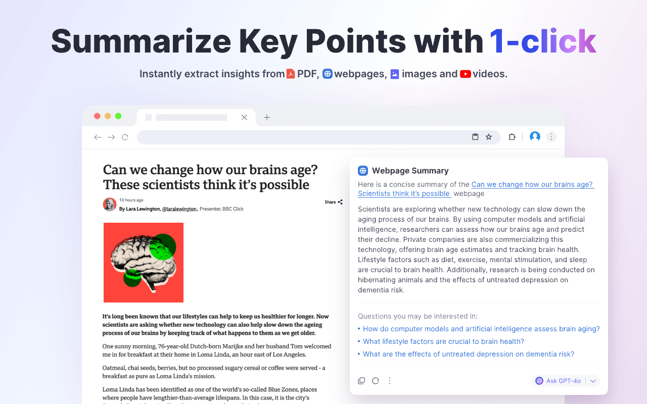 Arvin: 1-click to Use AI Copilot Anywhere截图2