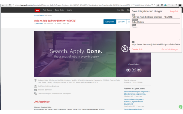 Job Hunger截图1