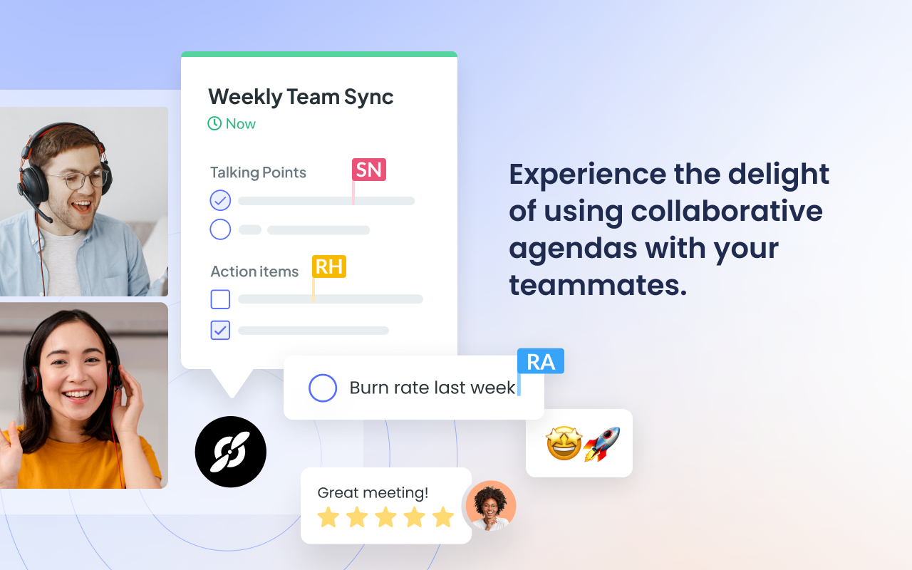 Fellow: AI Meeting Notes, Agendas, and Action items截图1