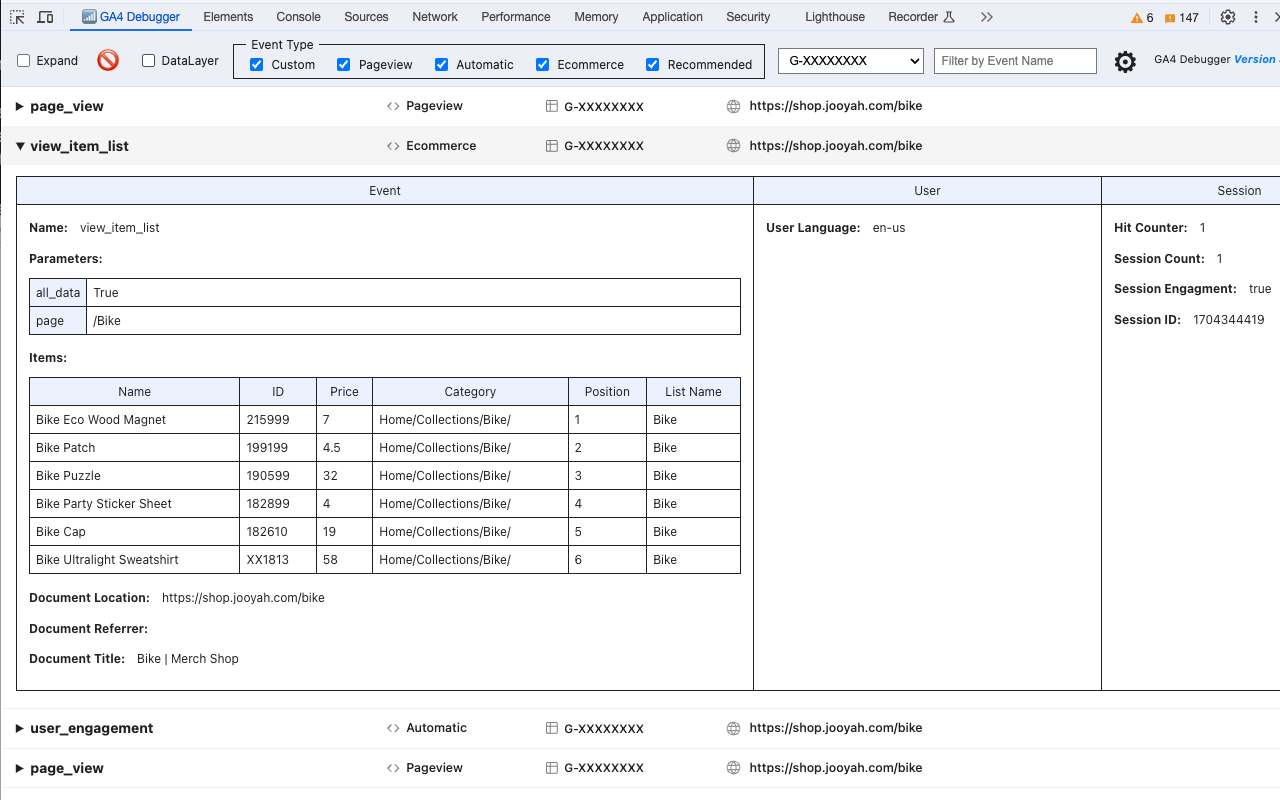 Debugger for Google Analytics 4 (GA4)截图4