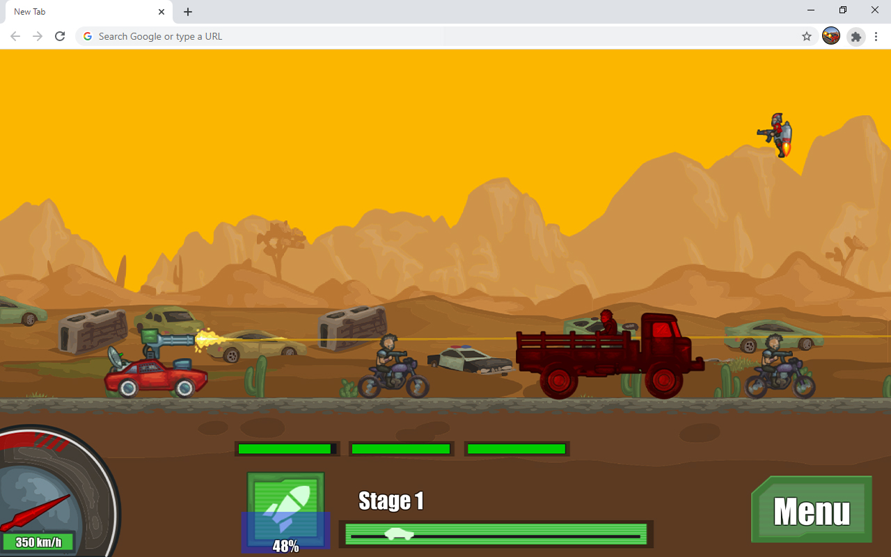 Battle On Road Car Game截图4