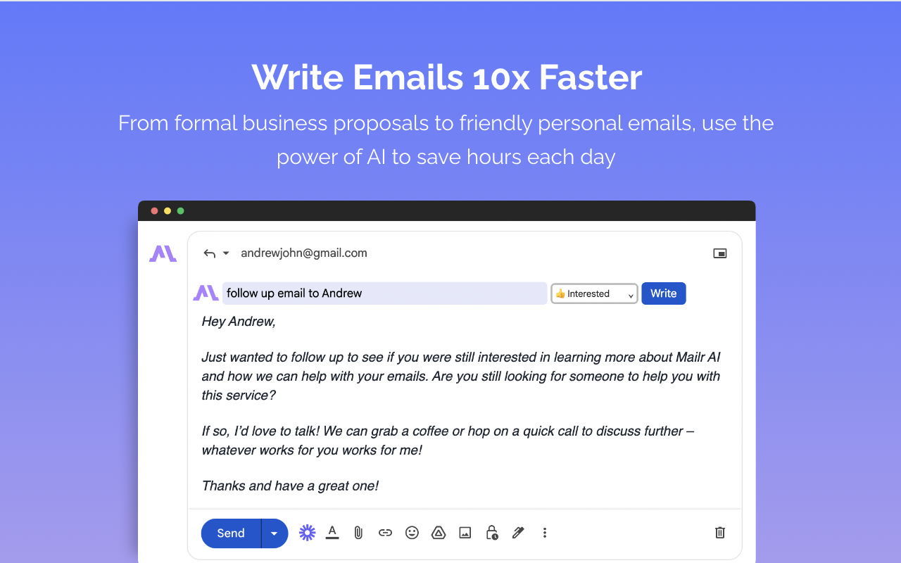 Mailr - AI Email Assistant截图3