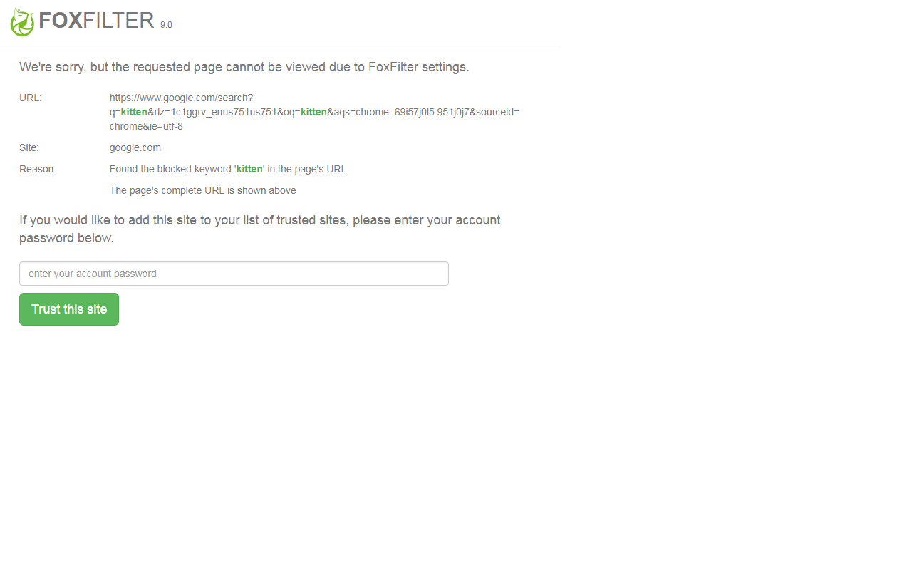FoxFilter - The content filter!截图2