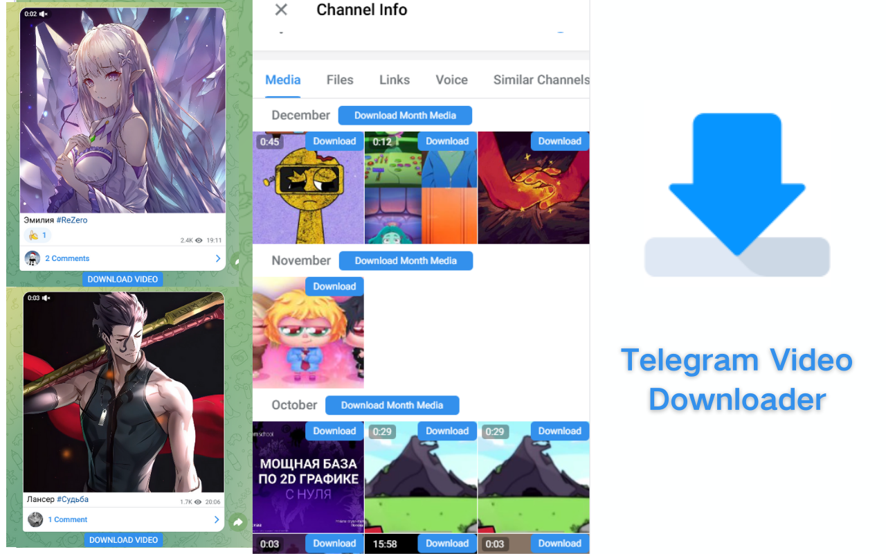 vk视频下载,vk影片下載器,免費電報下載器 - VidSaver.io截图1