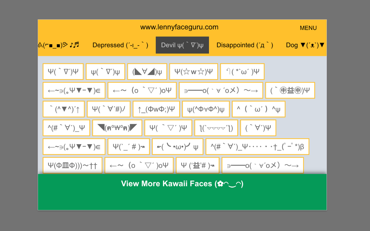 Kawaii Faces (✿◠‿◠)截图4