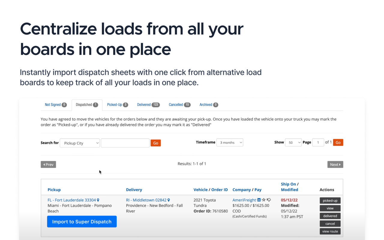 Super Dispatch: Connection截图1