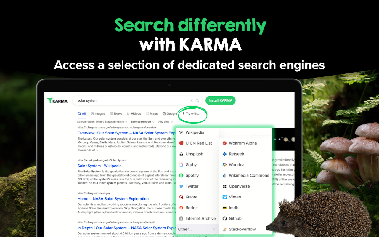 KARMA | Search to make a difference截图2