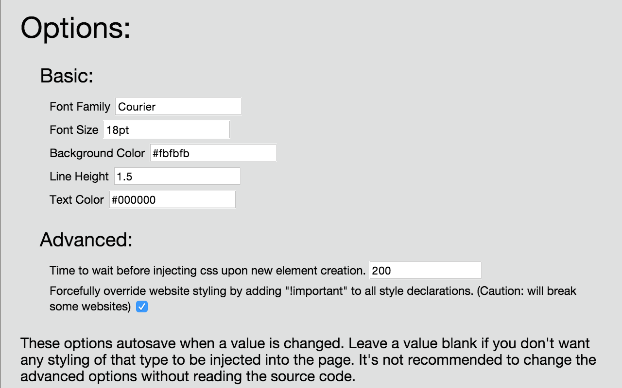 Dyslexia Reader Chrome截图1