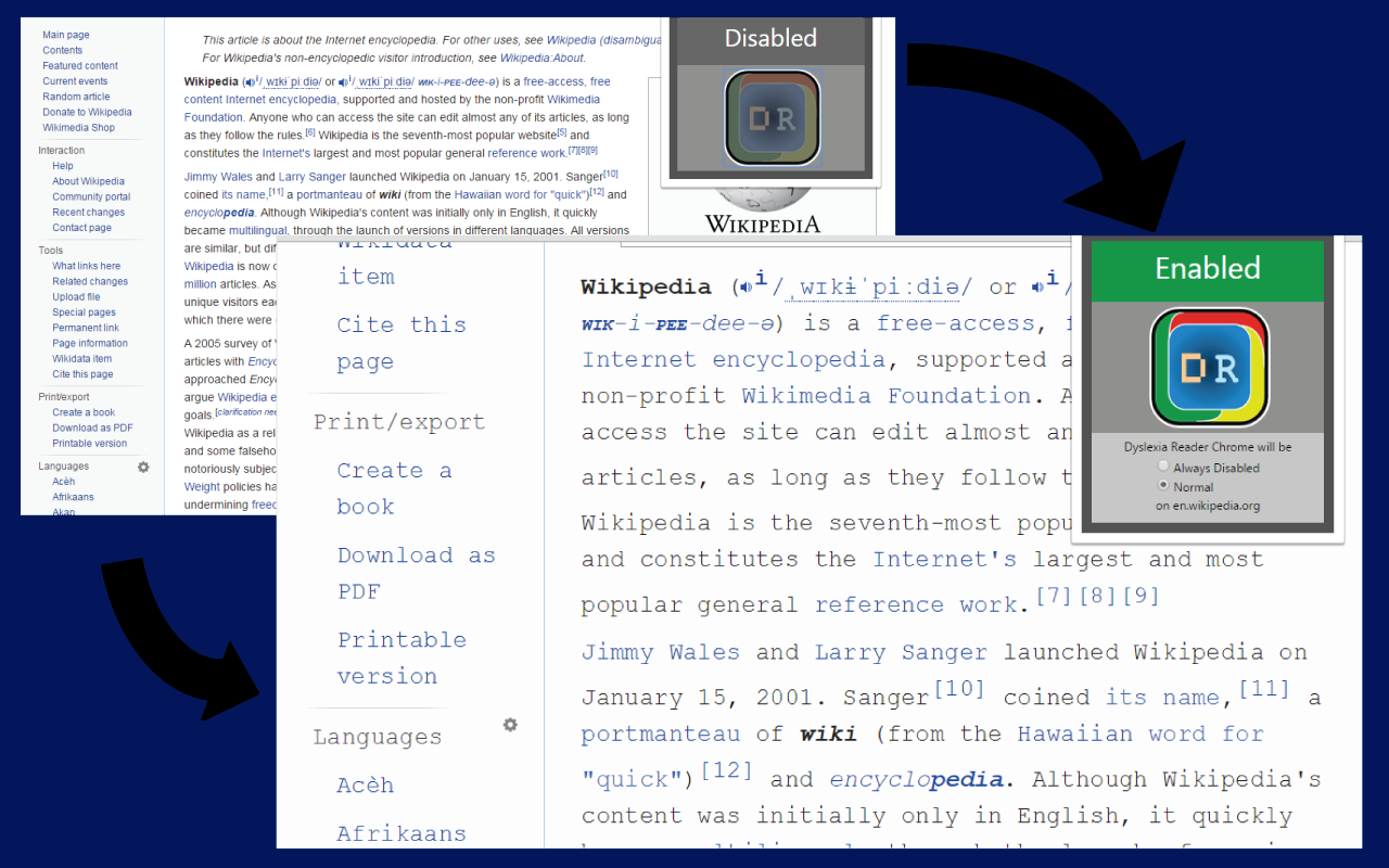 Dyslexia Reader Chrome截图3