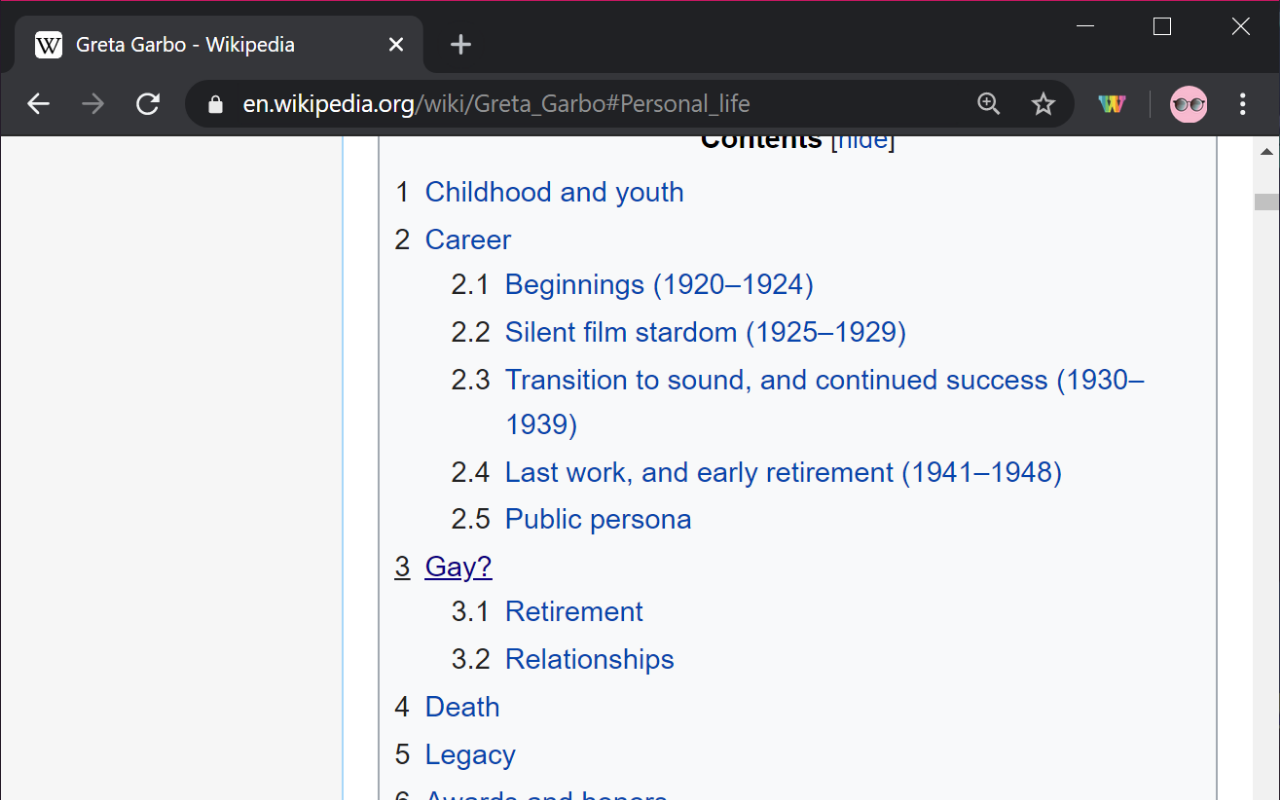 Gay? Wikipedia截图1