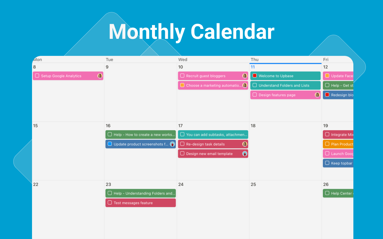 Upbase - Bookmarks, Tasks, Notes, Calendar截图2