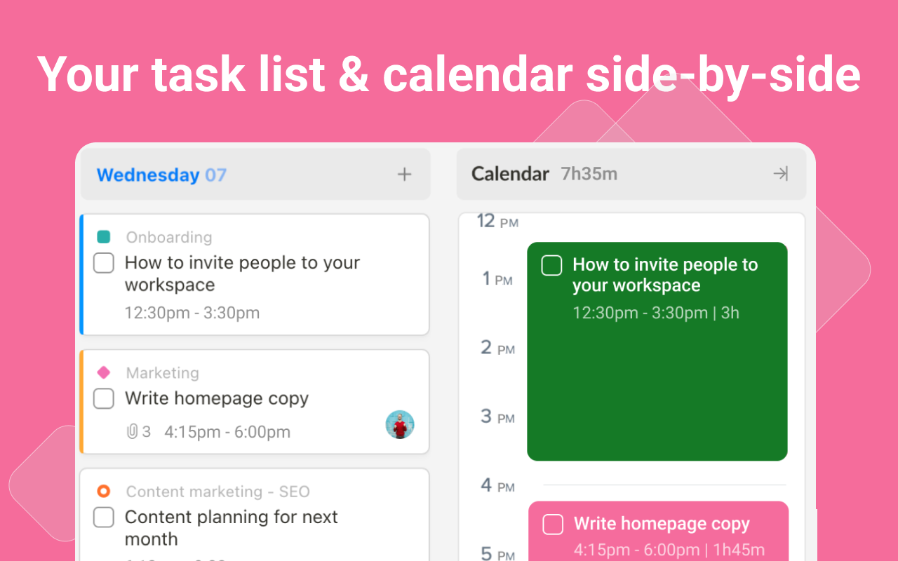 Upbase - Bookmarks, Tasks, Notes, Calendar截图4