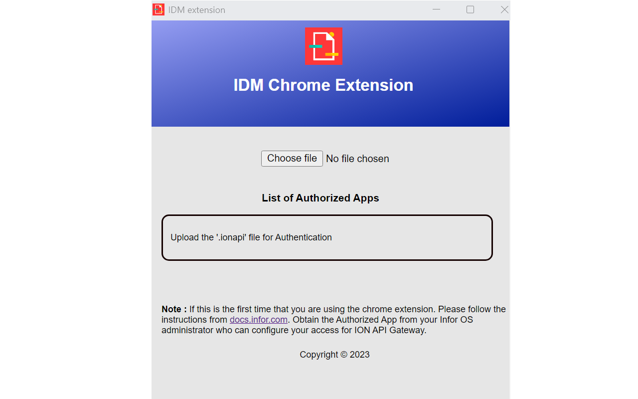 Infor IDM extension截图2
