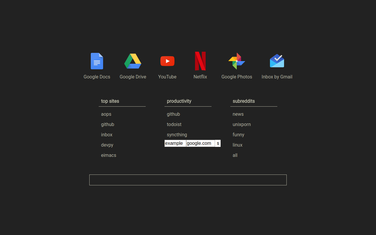 Start Clean New Tab Page截图4