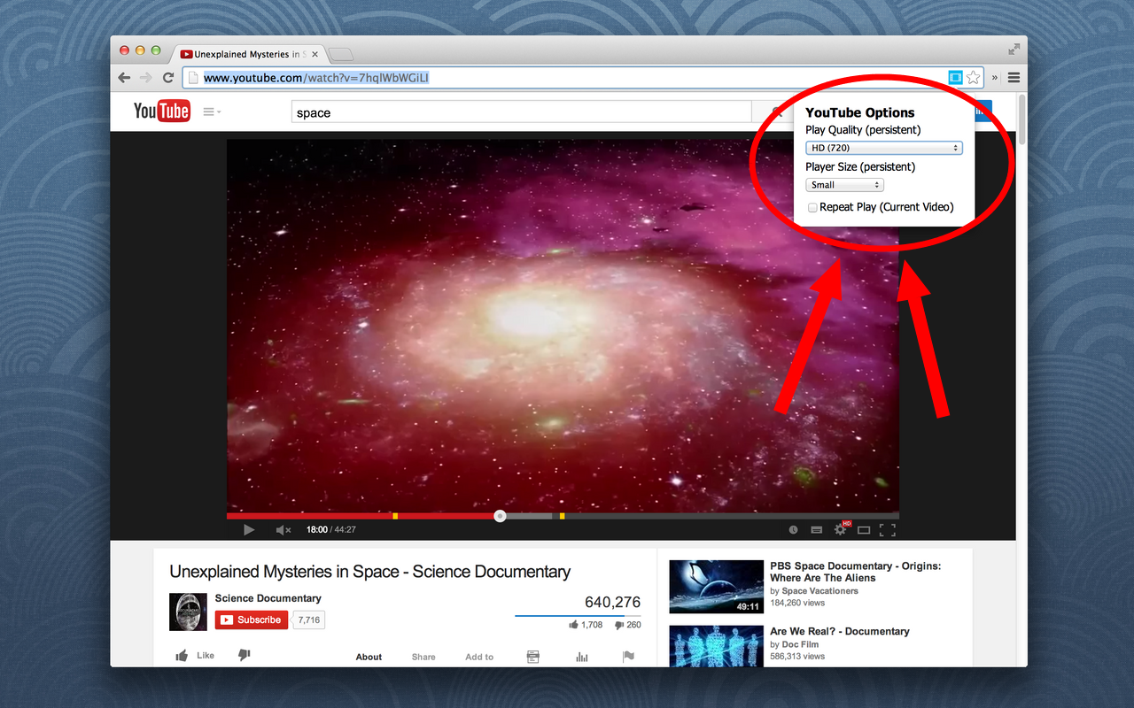 HD, Replay, Popout for YouTube™截图1