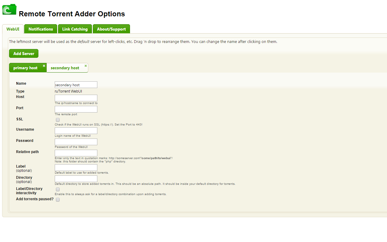 Remote Torrent Adder截图1