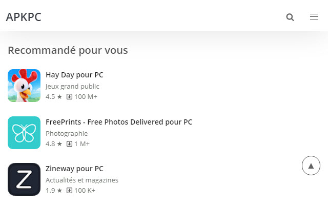 Applications Android à télécharger - ApkPC截图1