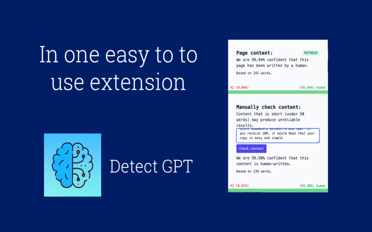 DetectGPT - Detect Chat GPT Content截图3