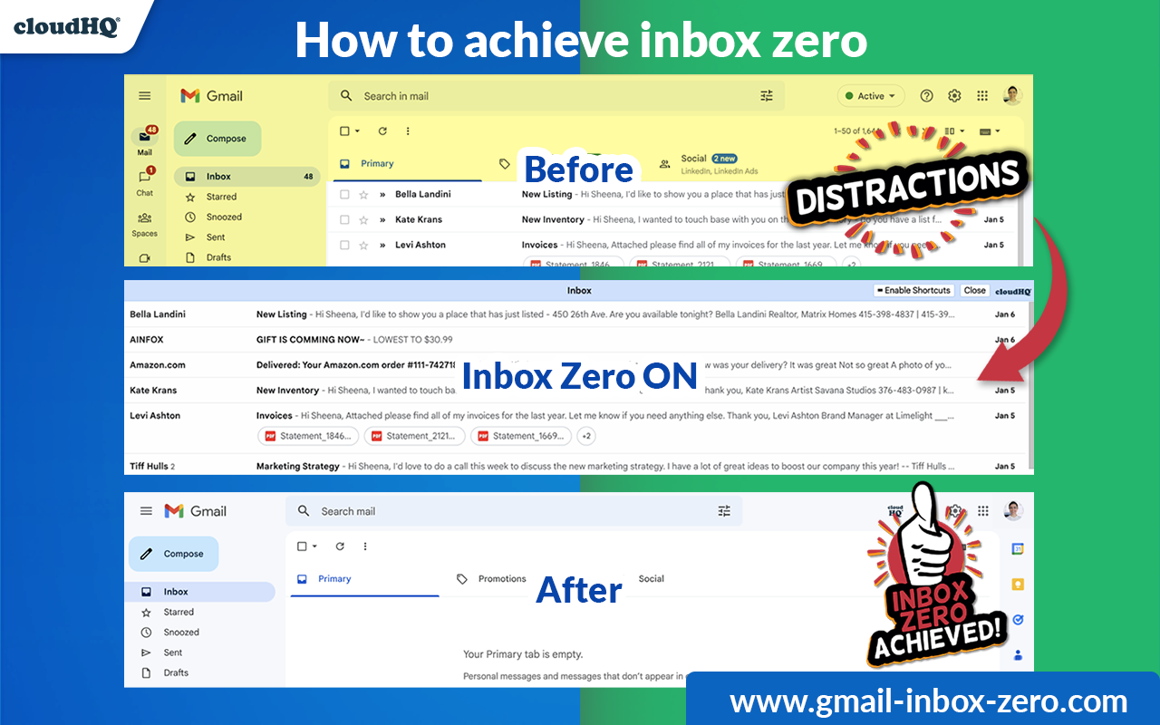 Gmail Inbox Zero by cloudHQ截图3