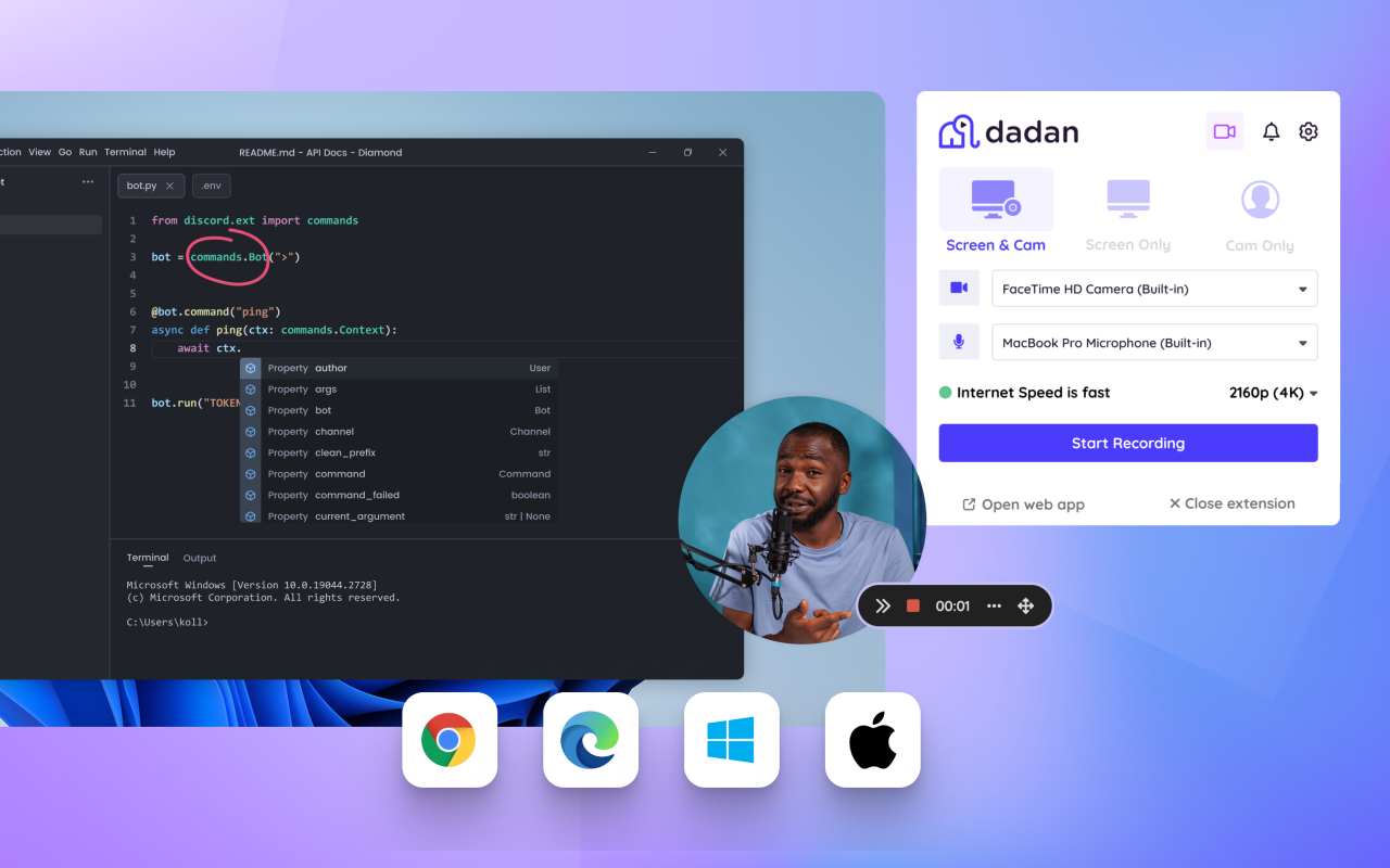 Dadan - Screen Recording & Annotation Tool截图3