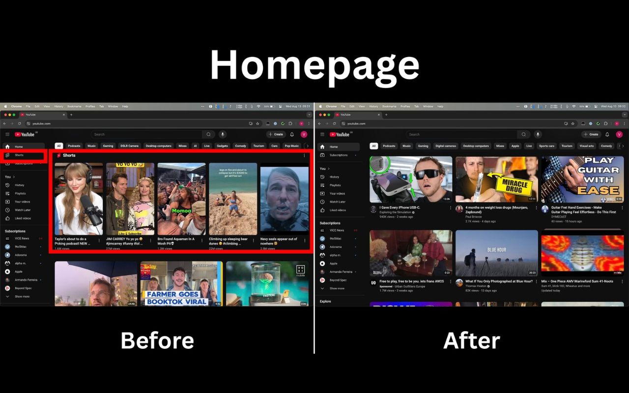 ShortsBlocker - Remove Shorts from YouTube截图4