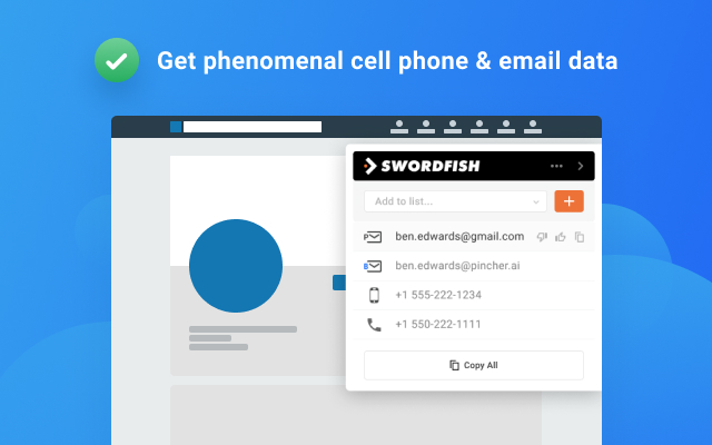 Find Emails + Cell Phone Numbers in Seconds截图2