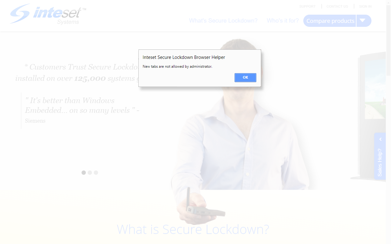 Inteset Secure Lockdown Browser Helper截图1