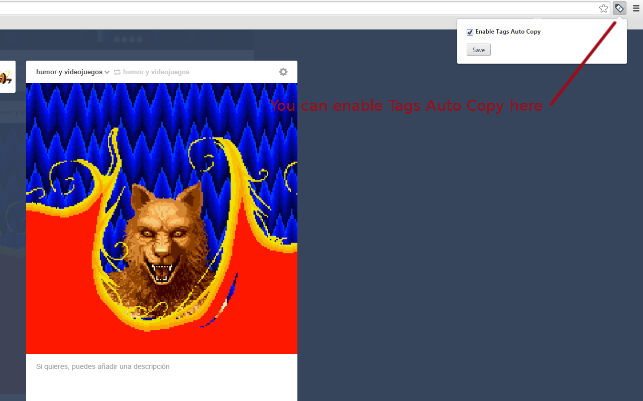 Tumblr Tag Copy截图1