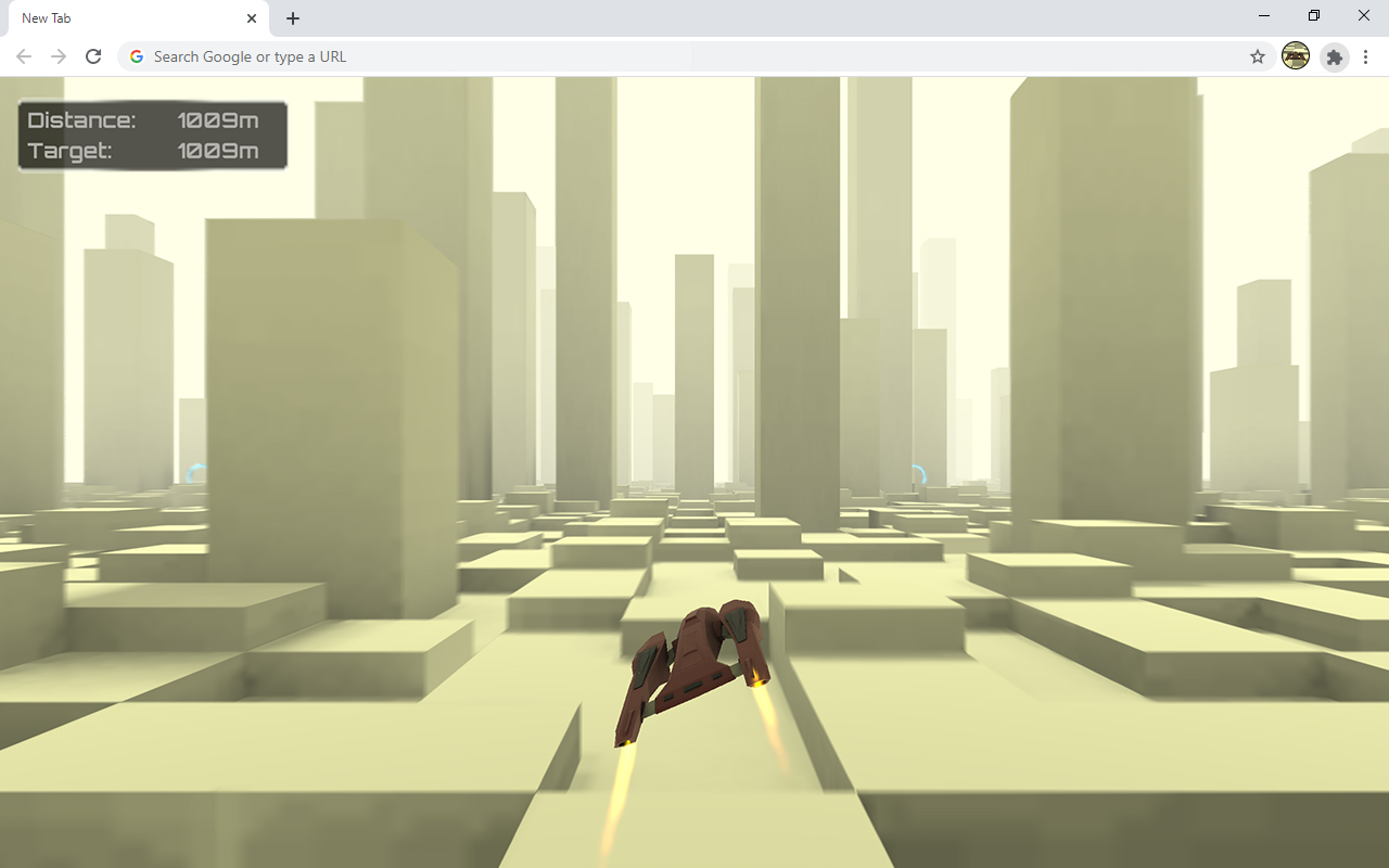 Sci Fi Racer Game截图2