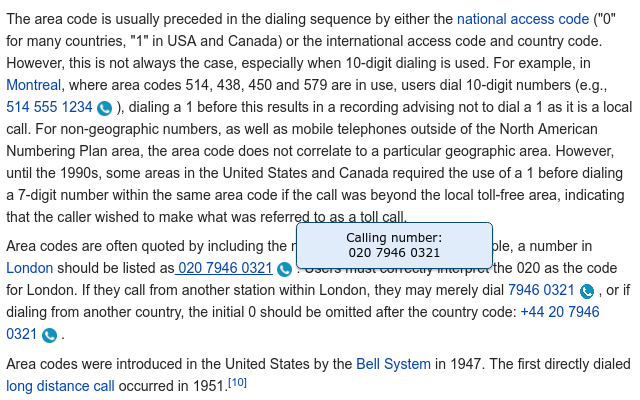 Click to call截图1