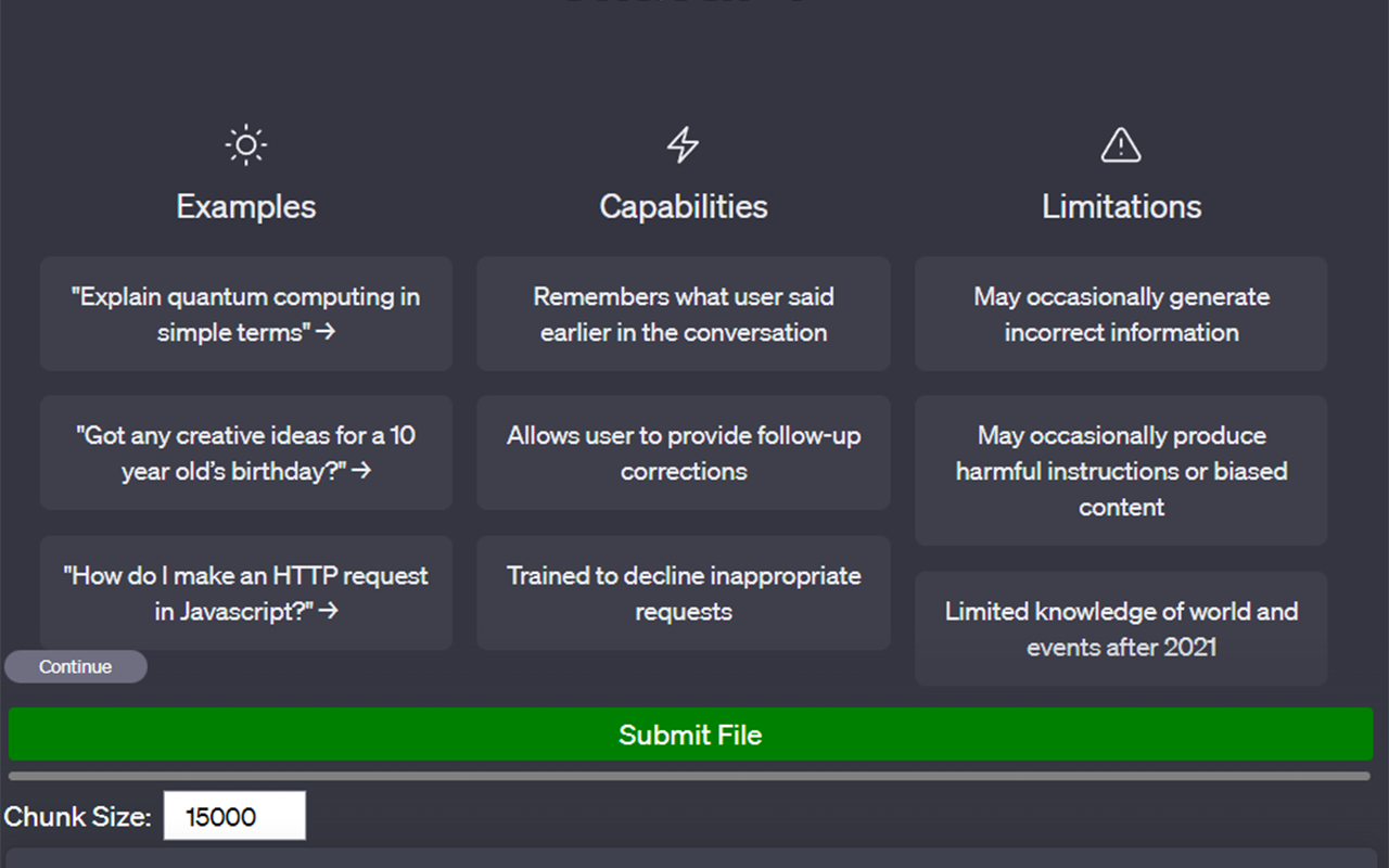 ChatGPT File Uploader截图2