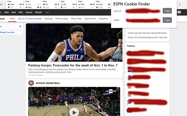 ESPN Cookie Finder截图1
