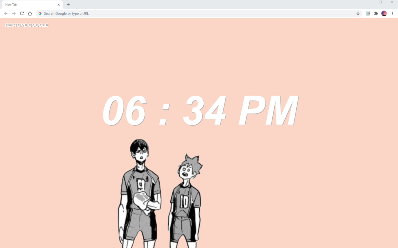 Haikyuu New Tab截图3