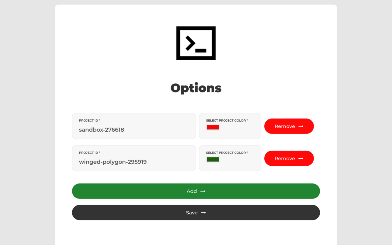 Google Cloud Console Color Changer截图1
