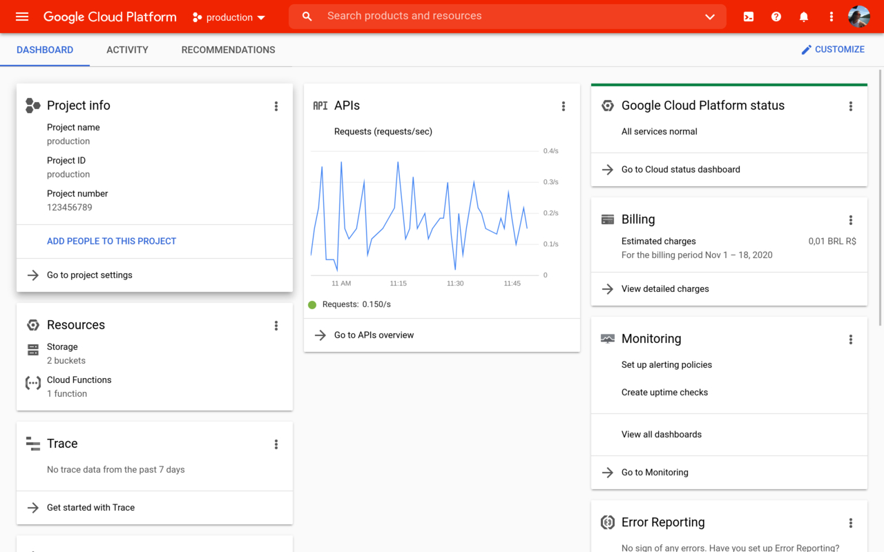 Google Cloud Console Color Changer截图2