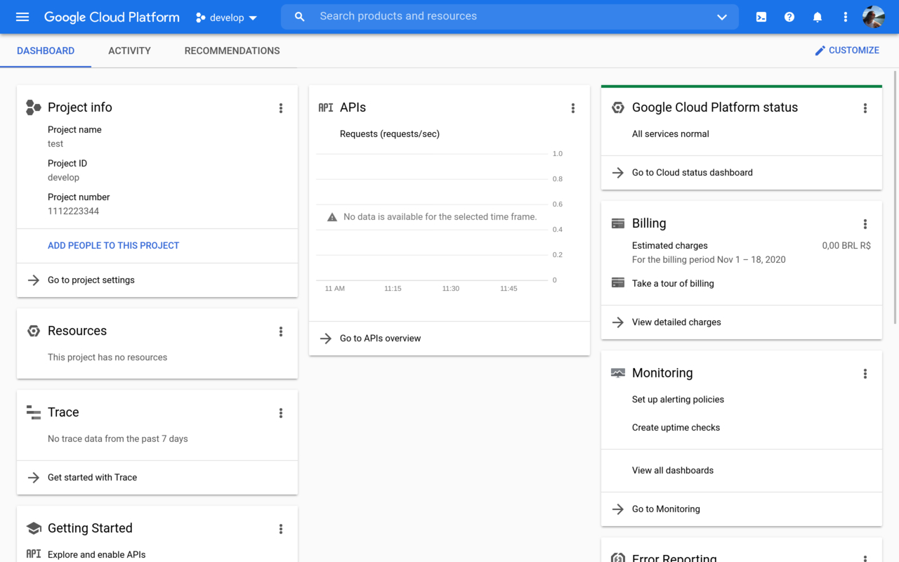 Google Cloud Console Color Changer截图3