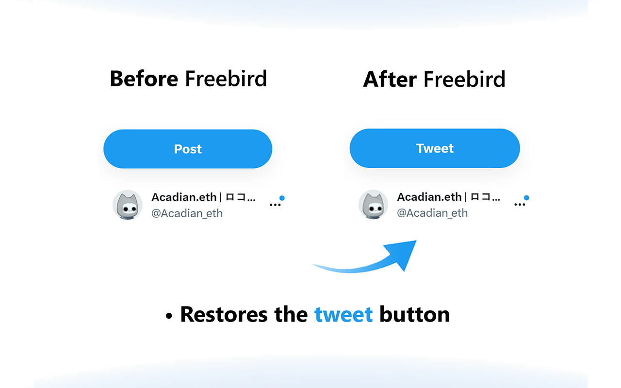 Freebird - X (Twitter) Logo Replacer截图3