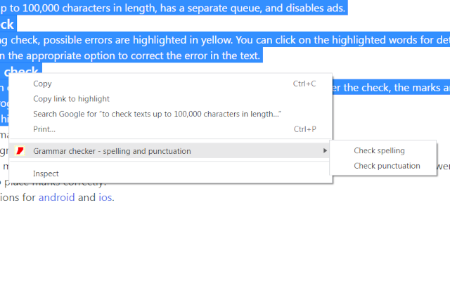 Grammar, punctuation and plagiarism checker截图1