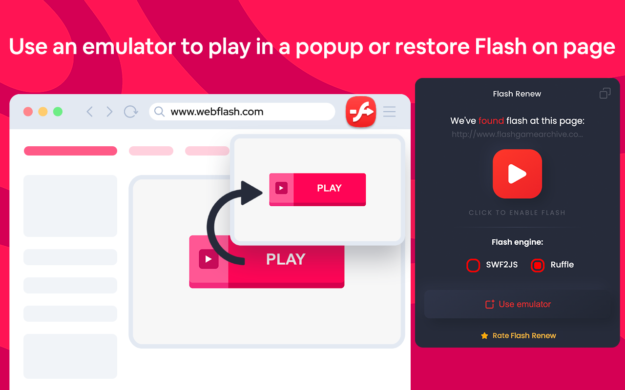 Flash Player Enable - flash emulator swf截图2