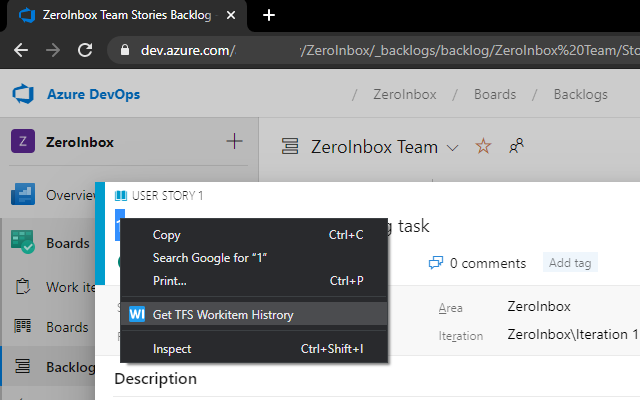 Azure DevOps workitem info截图3