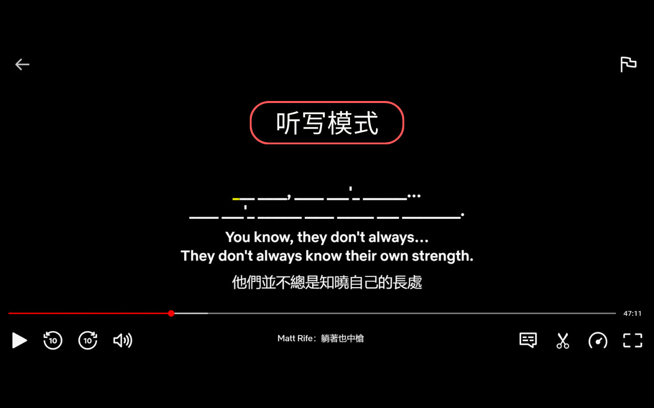 Netflix 双语字幕截图5