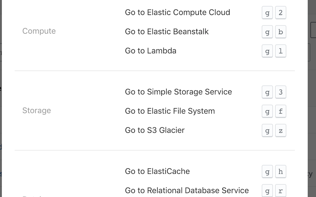 Refined AWS Console截图1