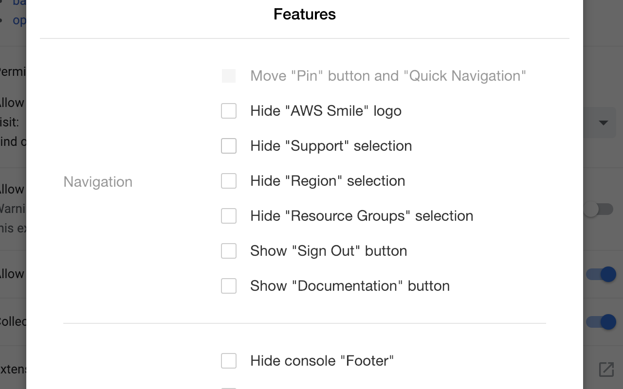 Refined AWS Console截图4