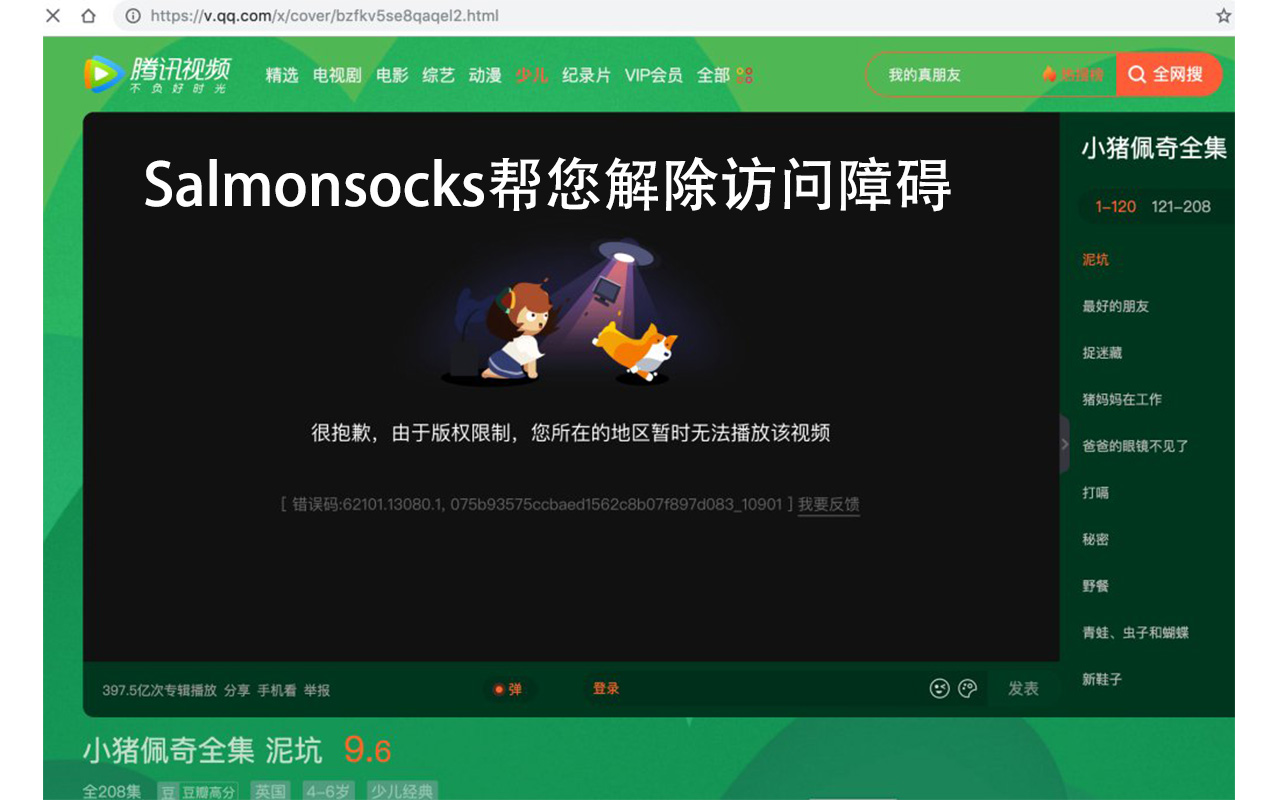 大马哈鱼Salmonsocks回国加速器 - 海外华人回国追剧听歌截图1