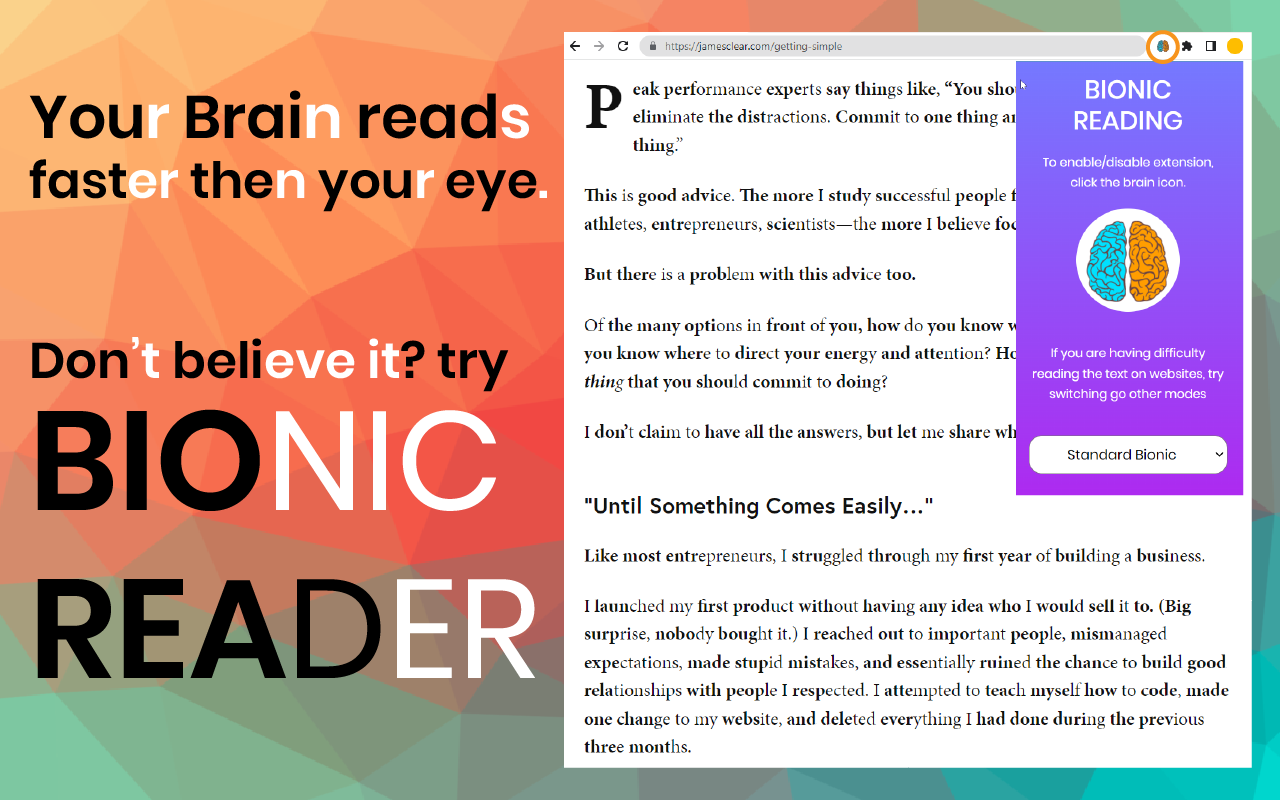Bionic Reader截图2