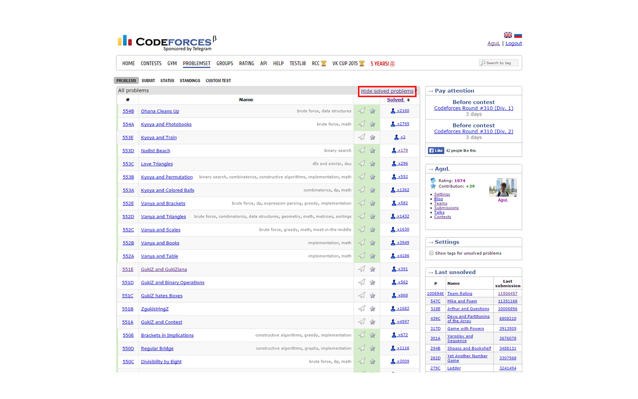 Codeforces Enhancer截图1